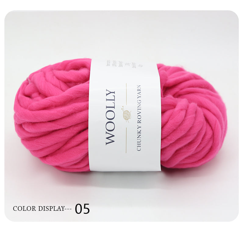 Woolly Chunky Roving Yarn Hank - 250g