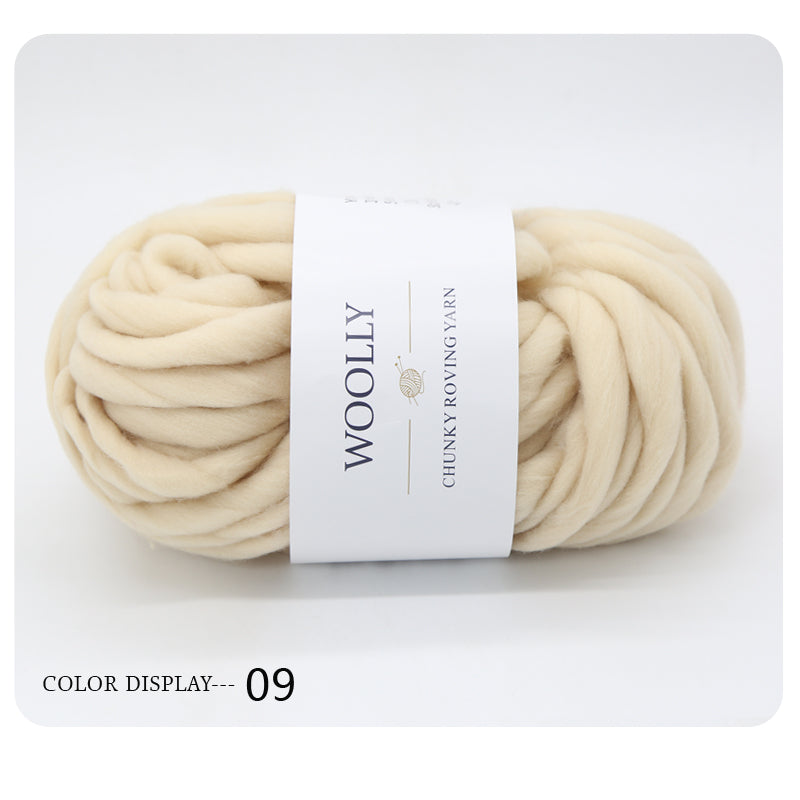 Woolly Chunky Roving Yarn Hank - 250g