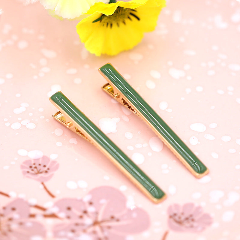 Women Candy Color Hairpin Pair
