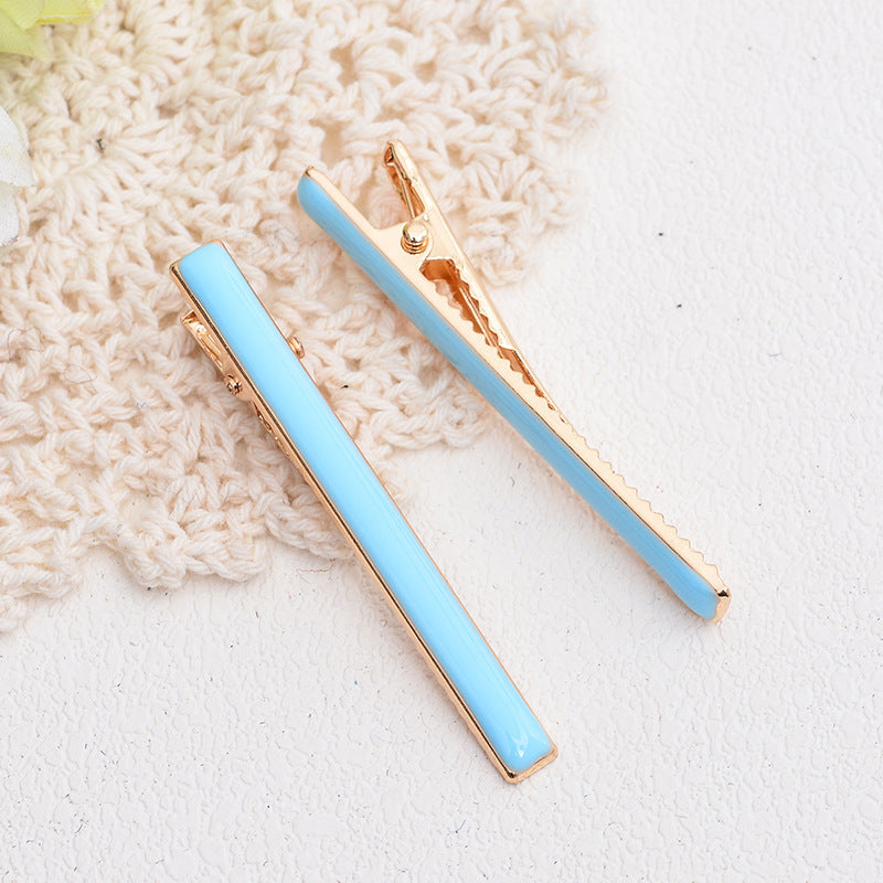 Women Candy Color Hairpin Pair