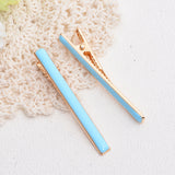 Women Candy Color Hairpin Pair
