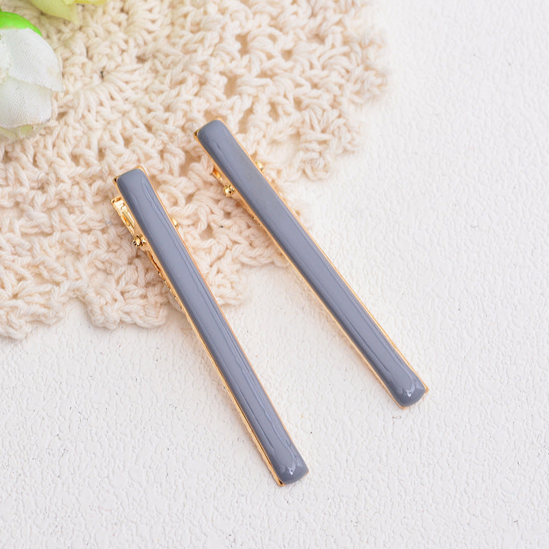 Women Candy Color Hairpin Pair