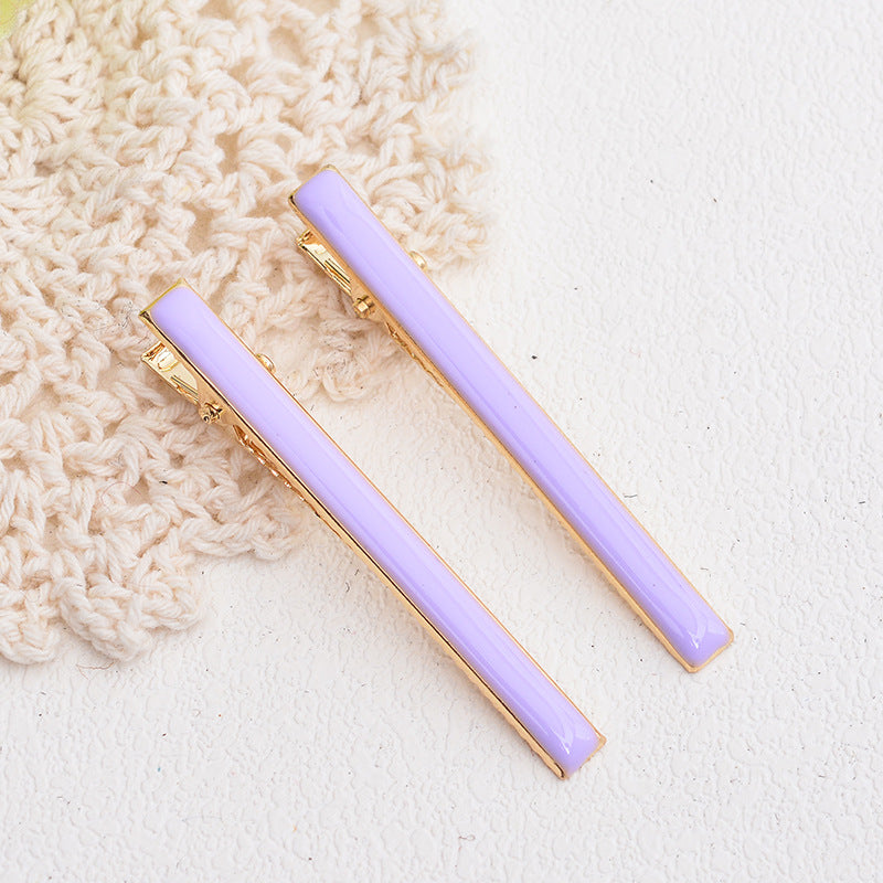 Women Candy Color Hairpin Pair