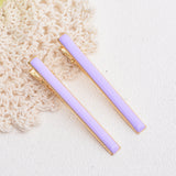 Women Candy Color Hairpin Pair