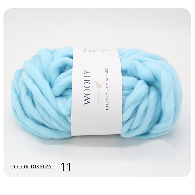 Woolly Chunky Roving Yarn Hank - 250g