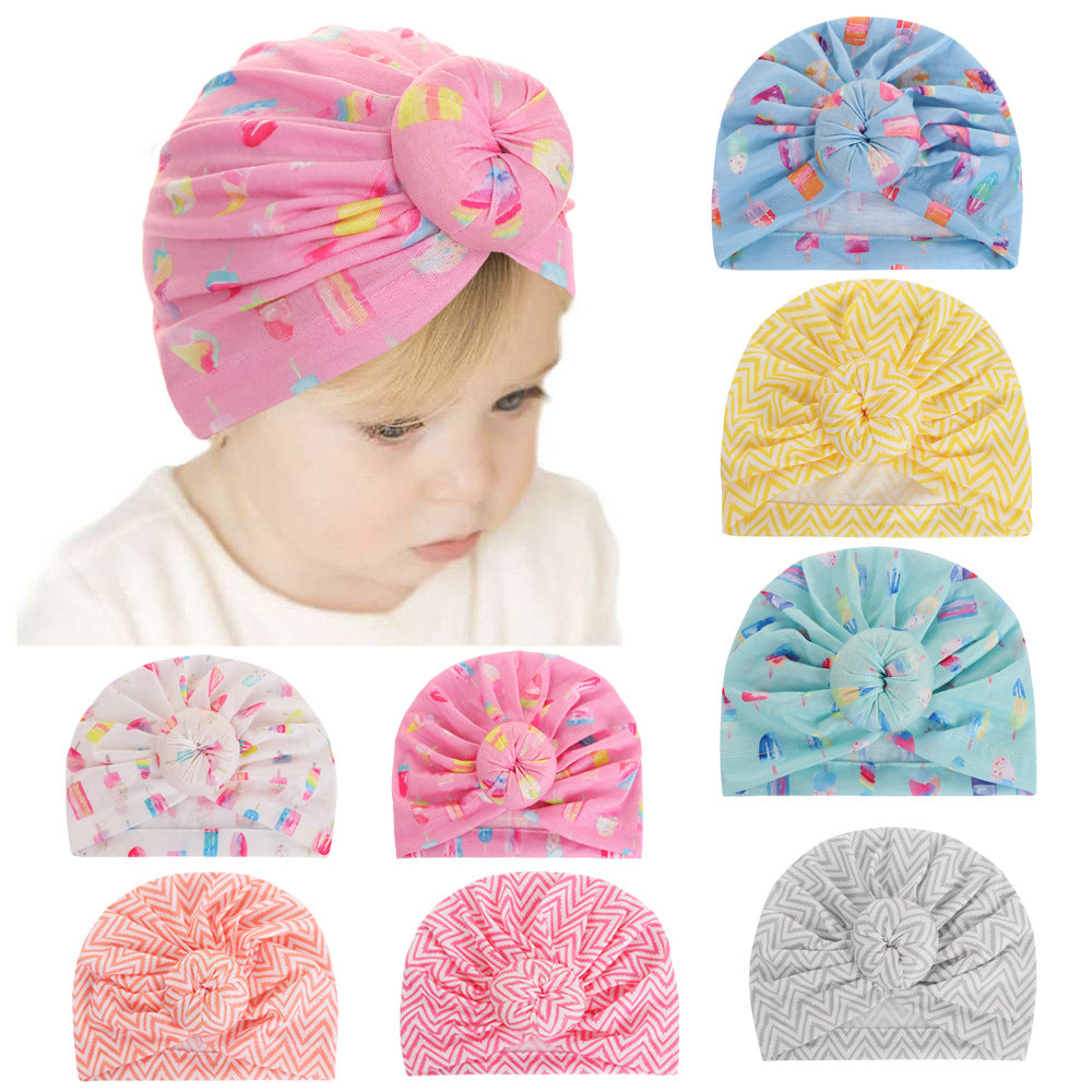 Turban/Donut Baby Cotton Cap