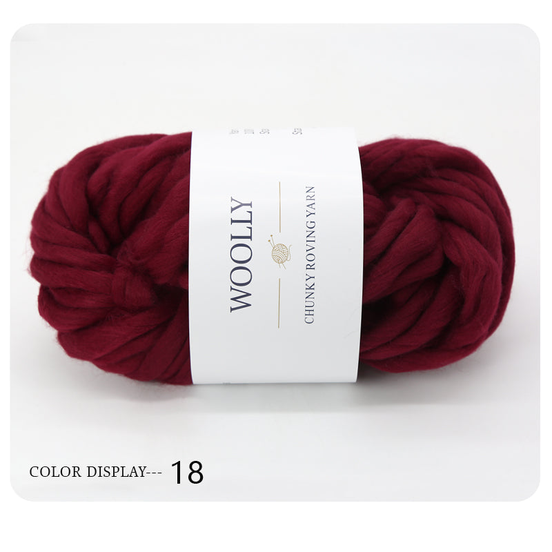 Woolly Chunky Roving Yarn Hank - 250g