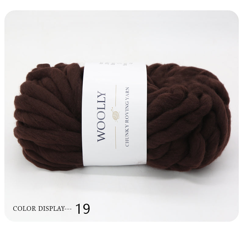 Woolly Chunky Roving Yarn Hank - 250g