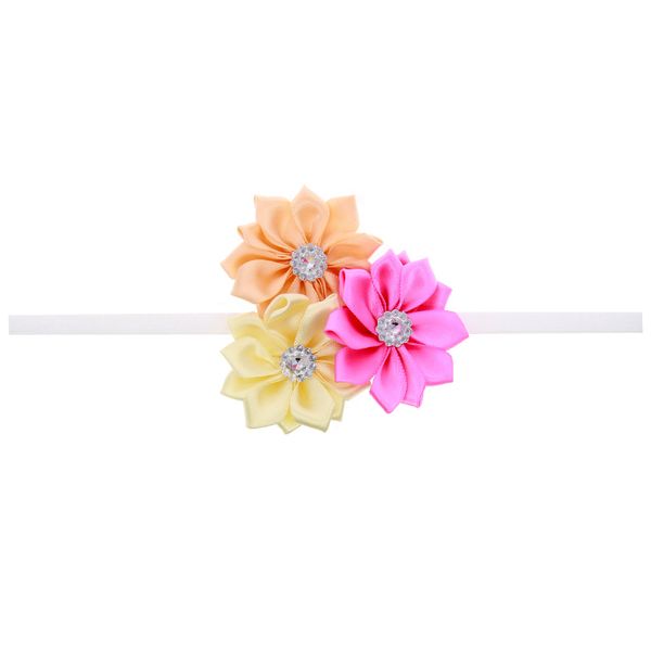 Fancy Triple Flower Baby Headband