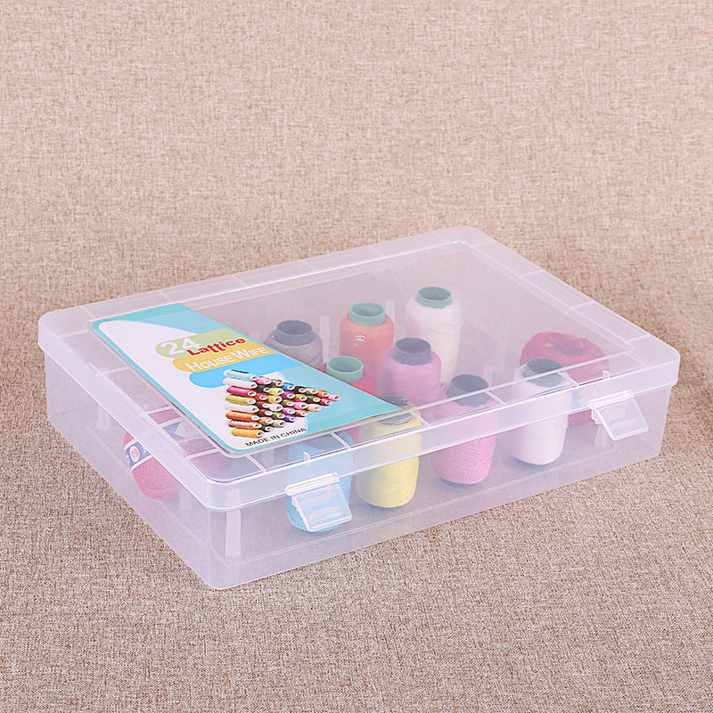 Plastic Sewing Thread (Nalki) Storage Box - 24/42 Spools
