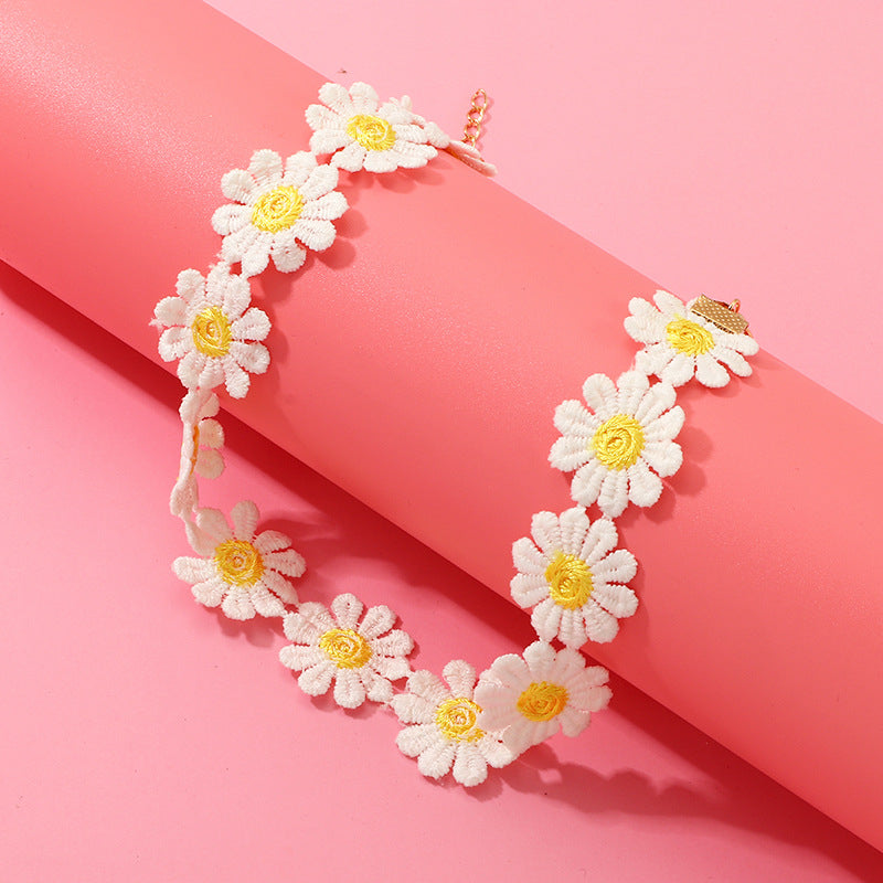 Fashion Daisy Flower Necklace