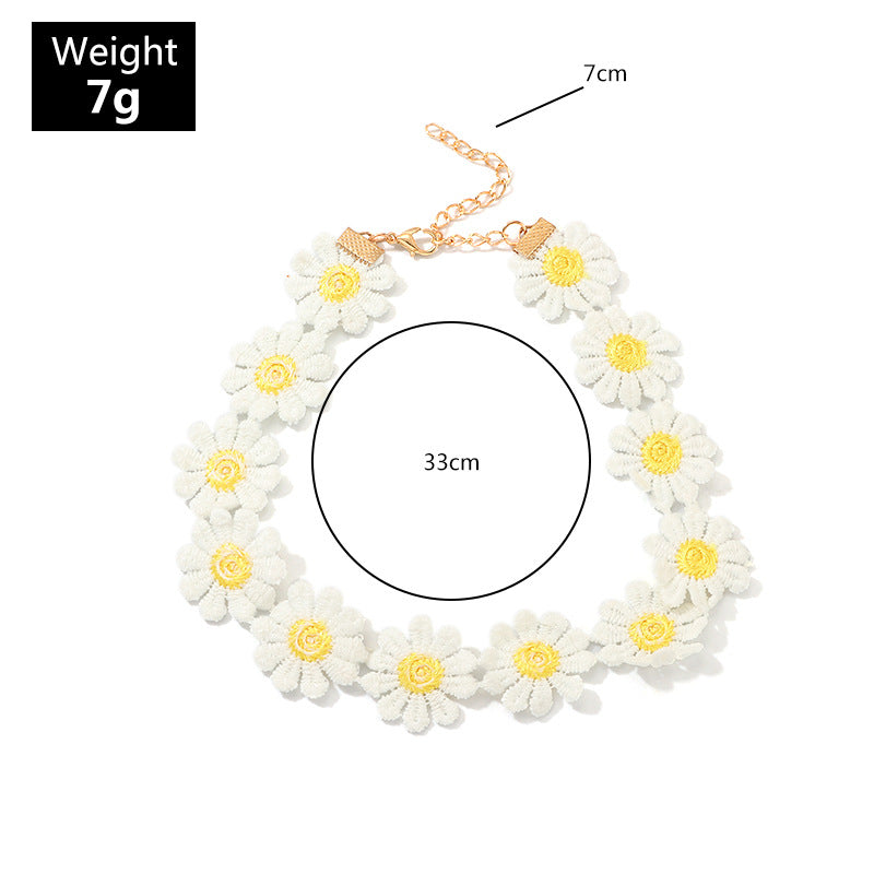 Fashion Daisy Flower Necklace