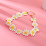 Fashion Daisy Flower Necklace