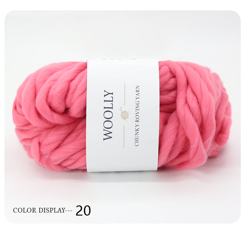 Woolly Chunky Roving Yarn Hank - 250g
