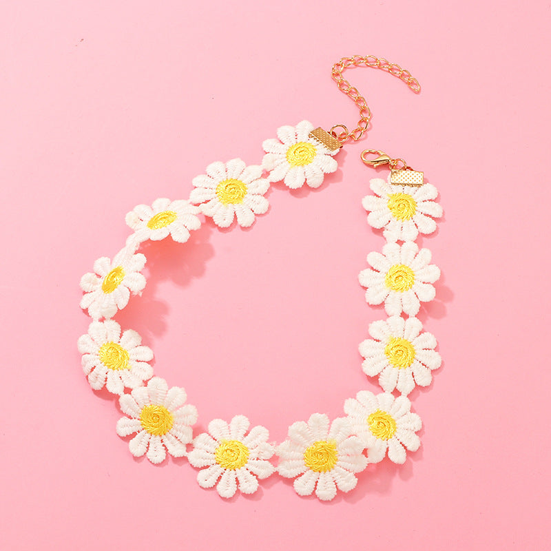 Fashion Daisy Flower Necklace
