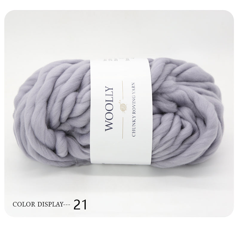 Woolly Chunky Roving Yarn Hank - 250g