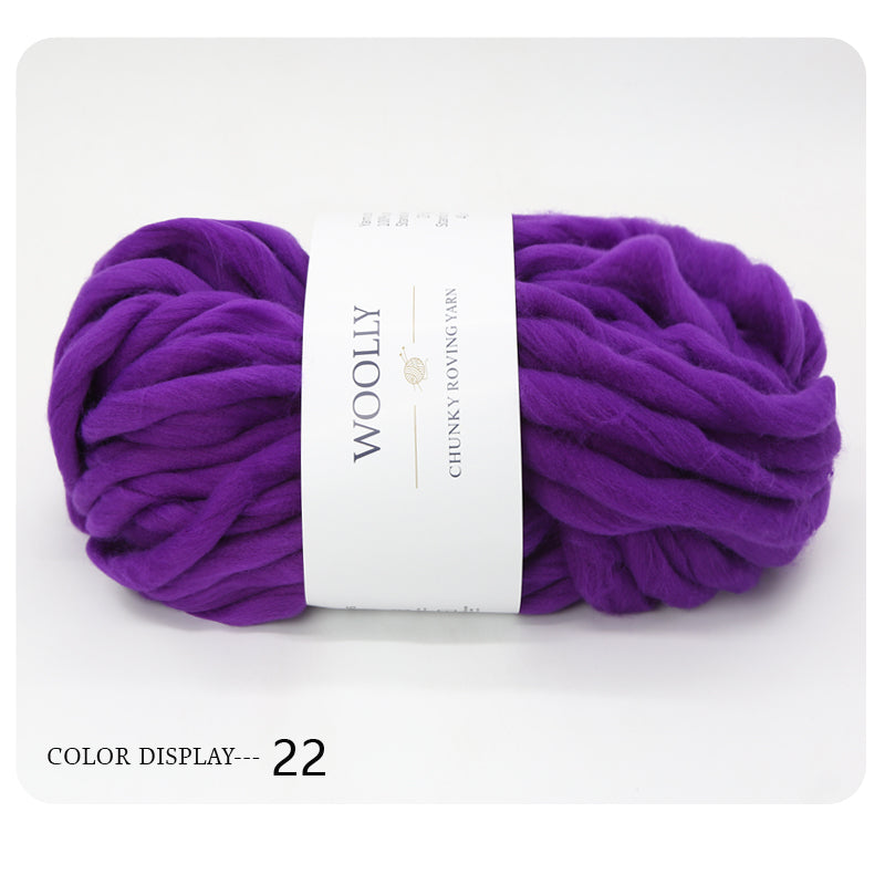 Woolly Chunky Roving Yarn Hank - 250g