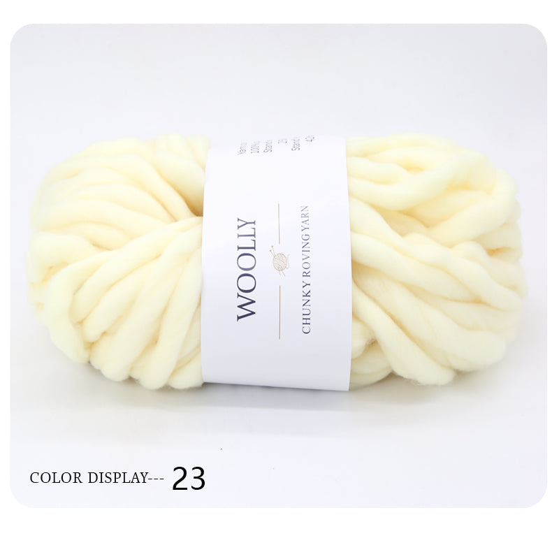 Woolly Chunky Roving Yarn Hank - 250g