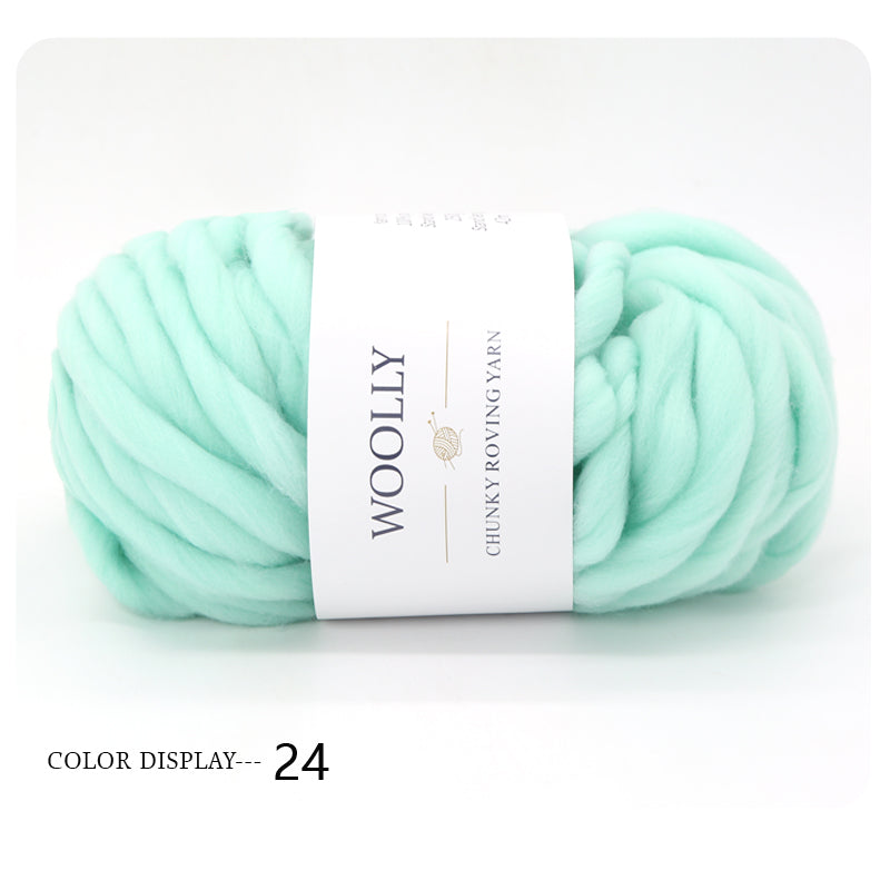 Woolly Chunky Roving Yarn Hank - 250g