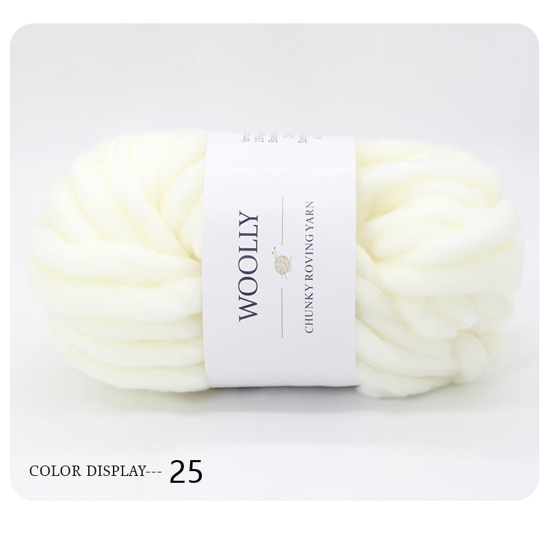 Woolly Chunky Roving Yarn Hank - 250g