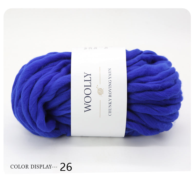 Woolly Chunky Roving Yarn Hank - 250g