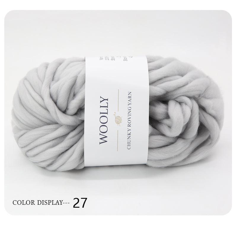 Woolly Chunky Roving Yarn Hank - 250g