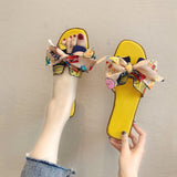 Summer Bow Ladies Slippers
