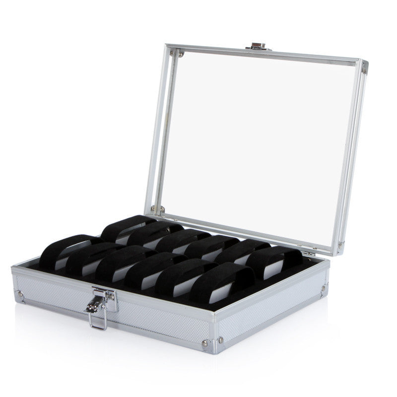 Aluminium Watch Storage Box 12 Slot