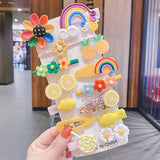 Rainbow Candy Color Baby Clip Set - 14pcs