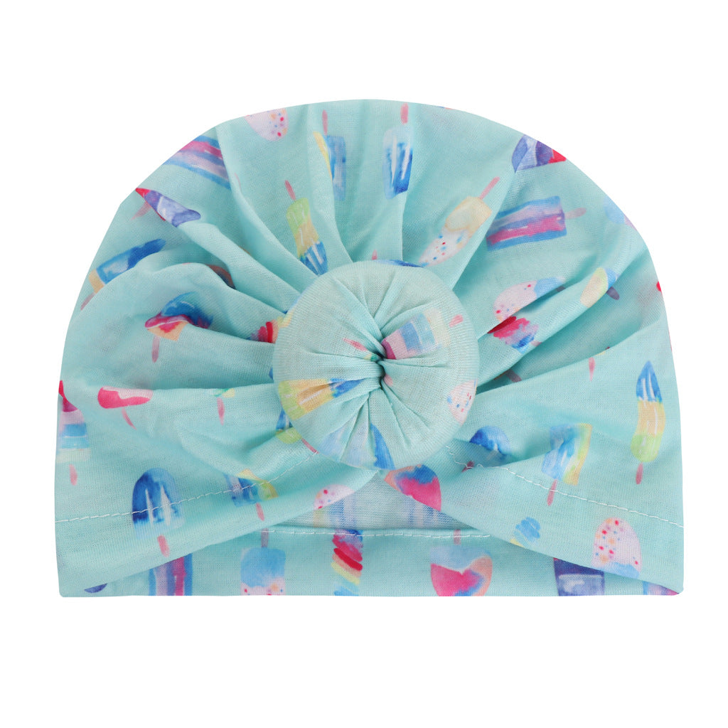Turban/Donut Baby Cotton Cap
