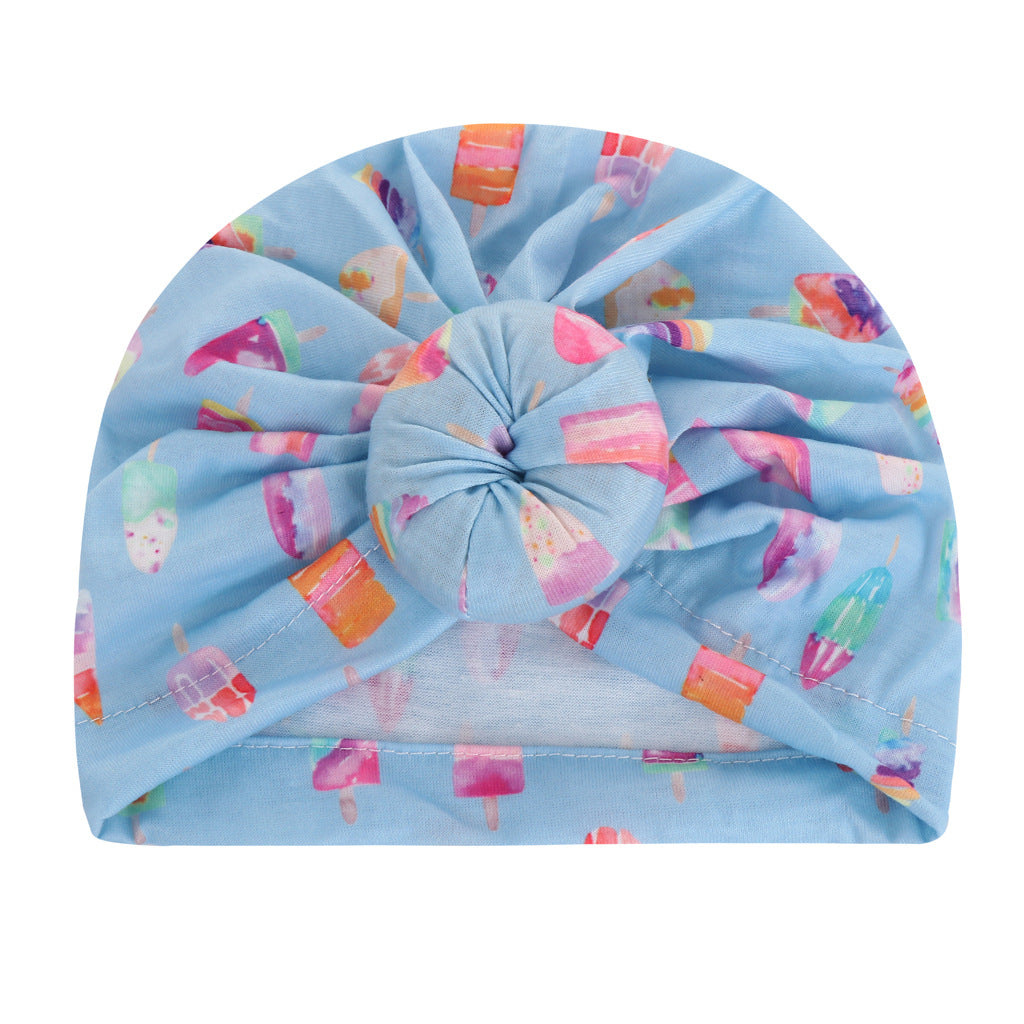 Turban/Donut Baby Cotton Cap