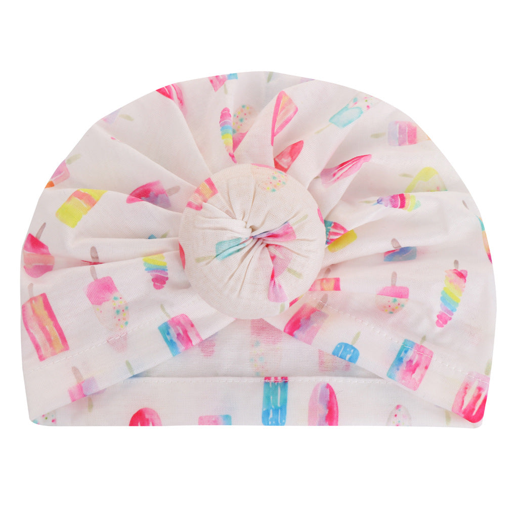Turban/Donut Baby Cotton Cap