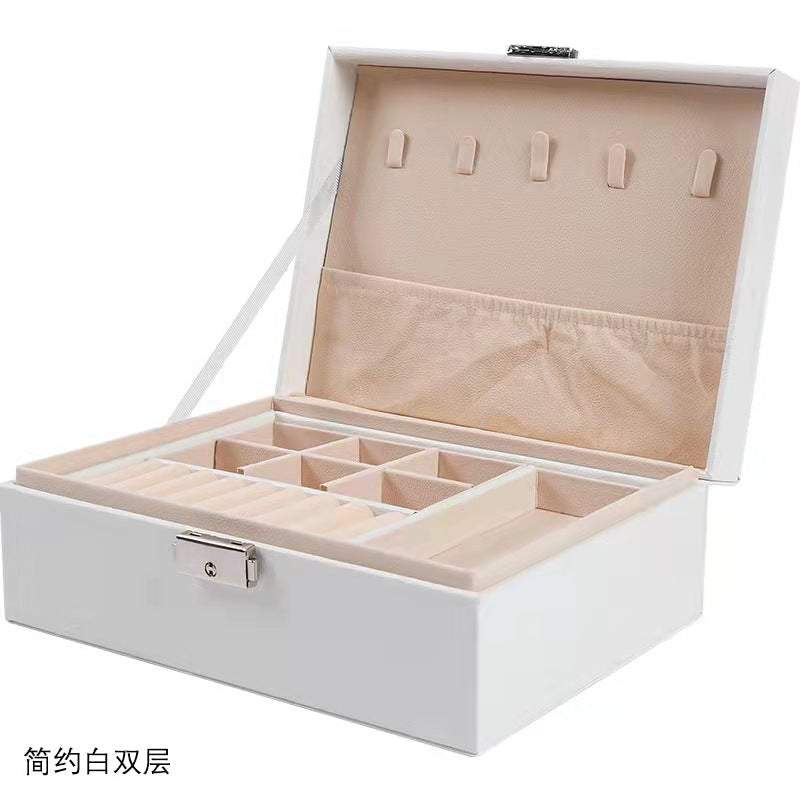 PU Leather Jewellery Box with Lock