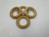 Wooden Macrame Rings - 12pcs