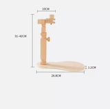 Adjustable Wooden Embroidery Lap Stand