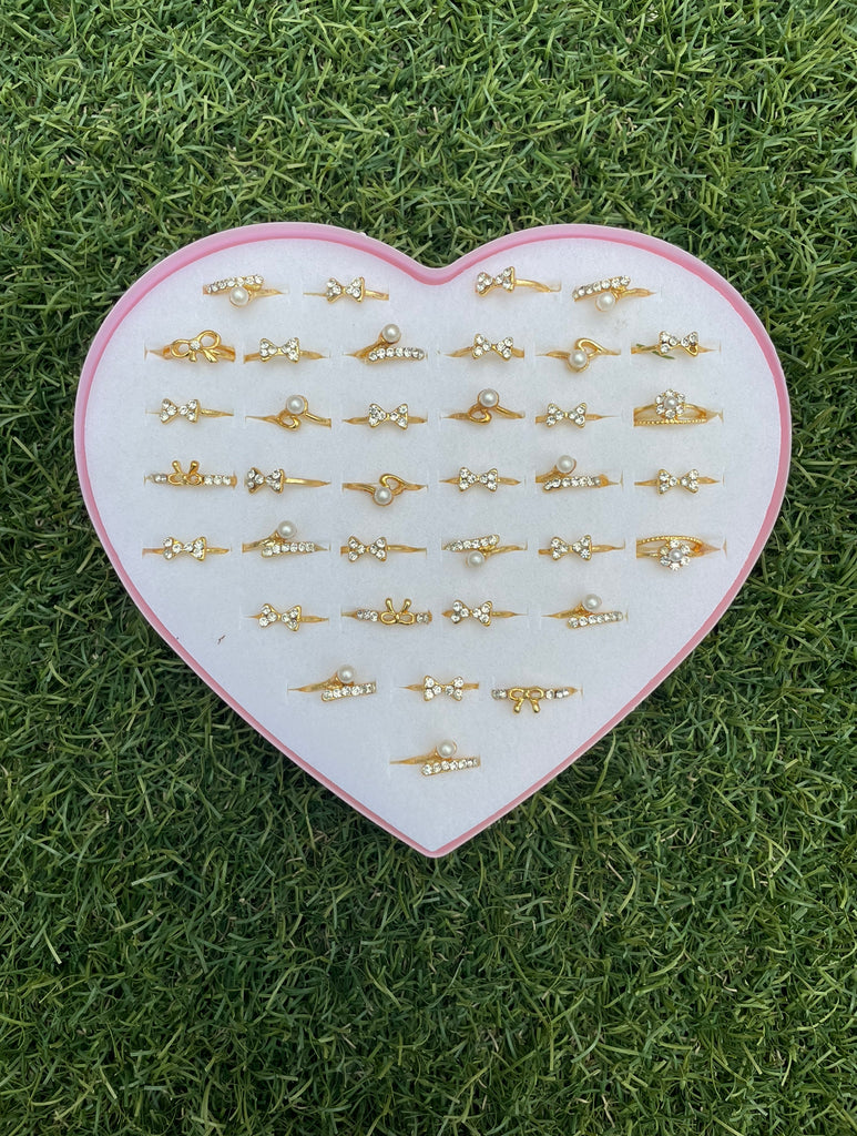 Women Finger Ring Box - 36pcs