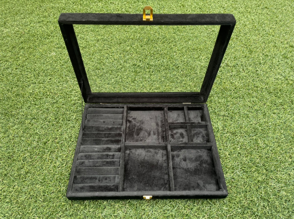 Suede Jewellery Storage Box