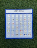 Cubic Zirconia Earrings Set - 36 Pairs