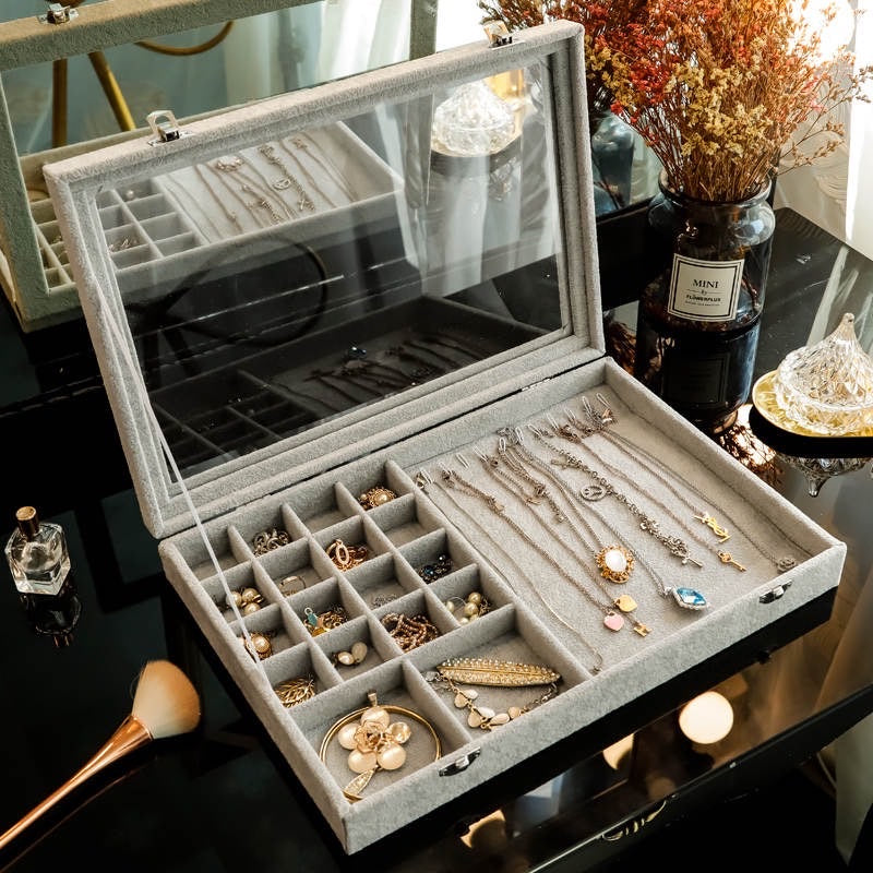 Velvet Jewellery Storage Box