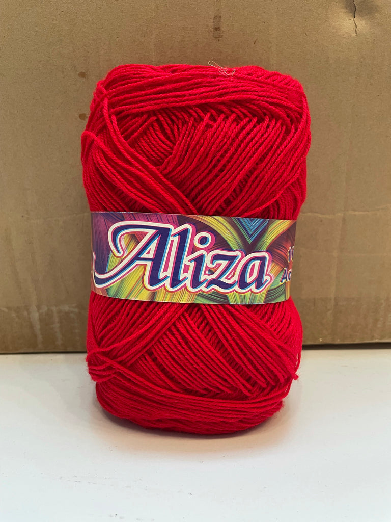 Aliza Yarn Ball Pack of 6 - (Free Crochet Hook)