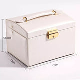 Jewellery Box - Double Drawer with Large Mirror