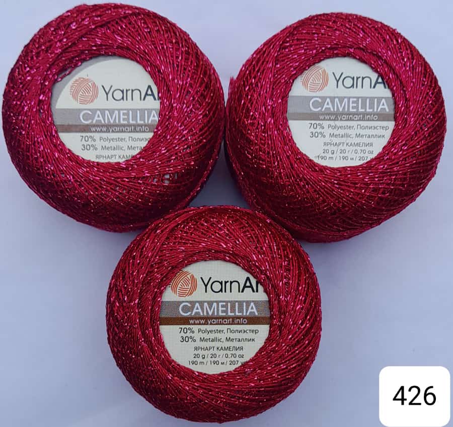Yarn Art Camellia - Metallic Yarn