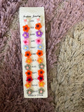 Assorted Earrings Card - 12 pairs