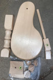 Adjustable Wooden Embroidery Lap Stand