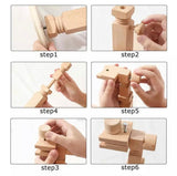 Adjustable Wooden Embroidery Lap Stand