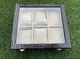 PU Leather Watch Storage Box - 6 Slot
