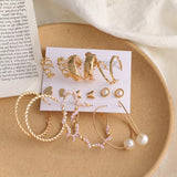 Earrings Set - 9 pairs