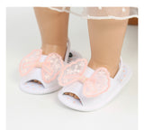M&A Net Lace Sandal