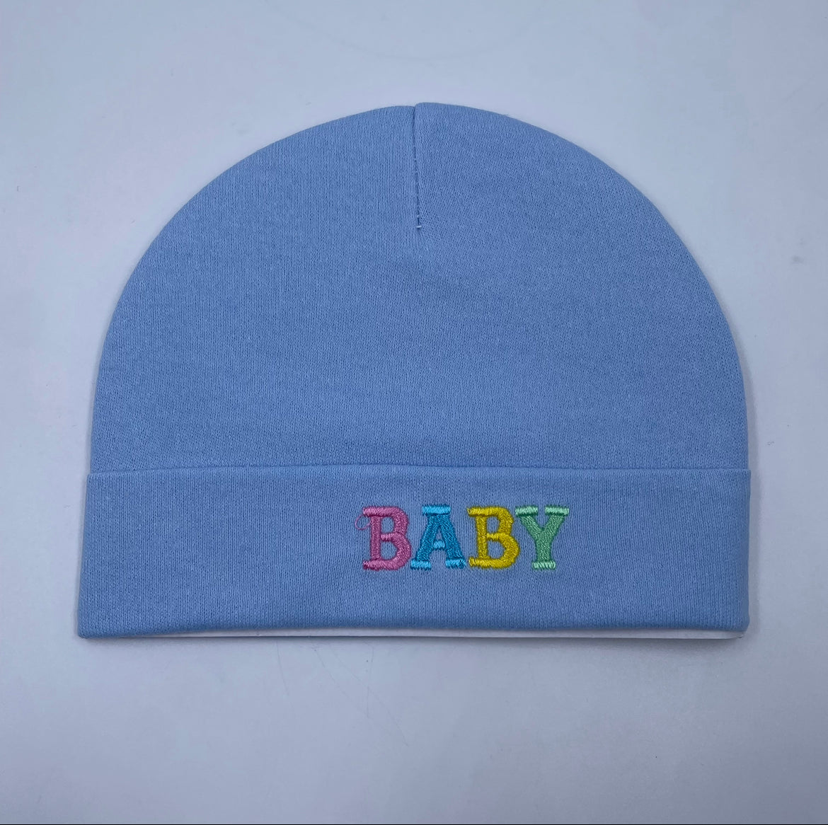 Babyhug 100% Cotton Caps Pack of 2 Music & Penguin Print Blue Yellow - Diameter 13 cm