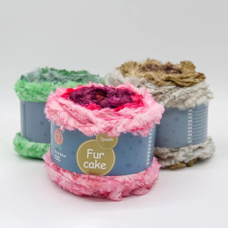 Fur Yarn Cake